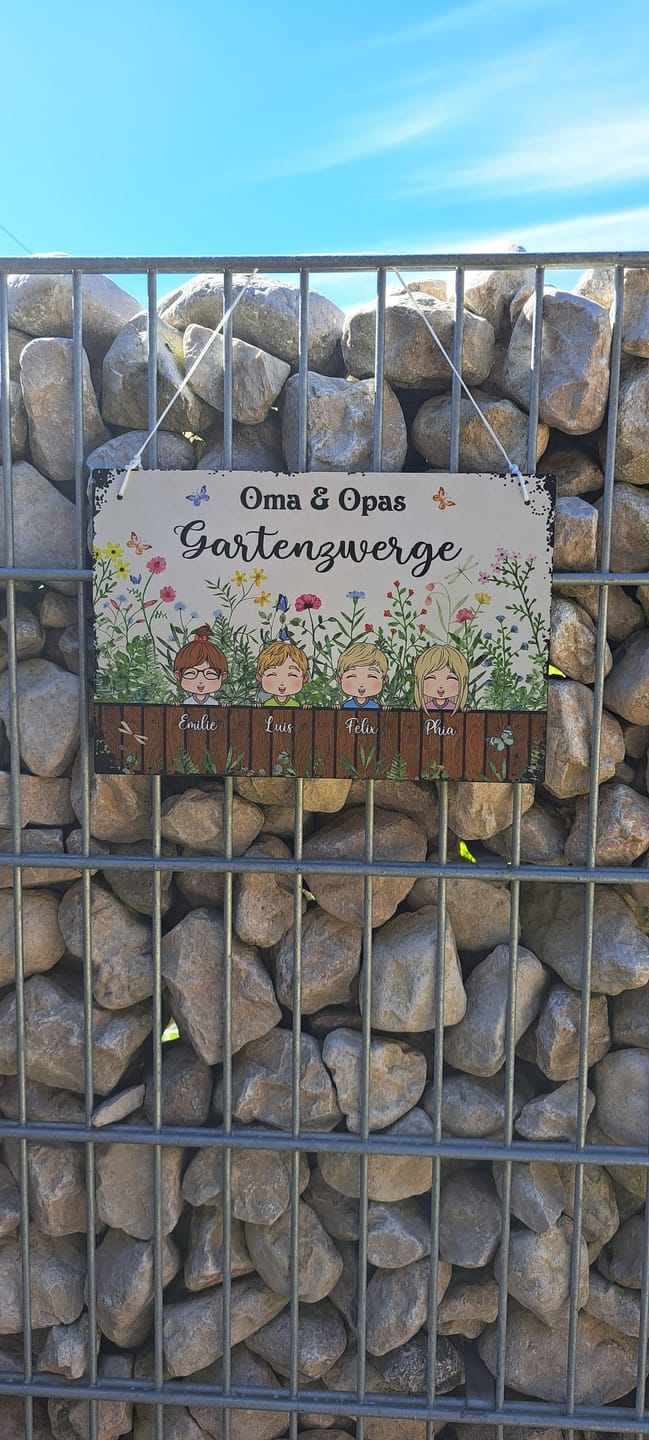 Customer photo review of Omas & Opas Garten - Großeltern-Türschild
