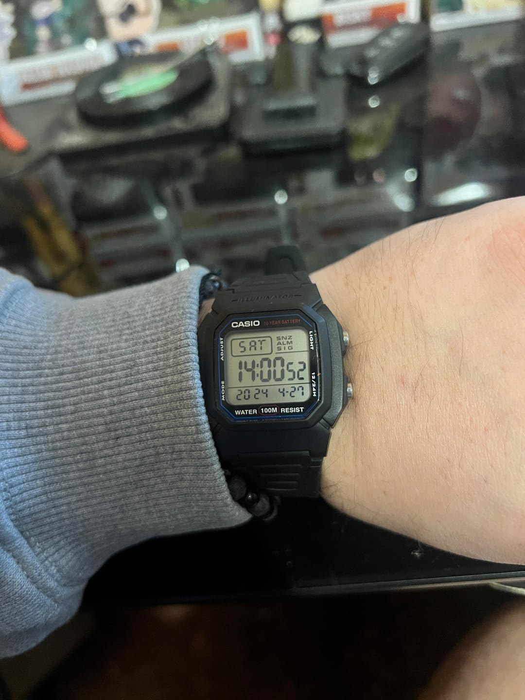 Customer photo review of Reloj Casio Vintage W-800H-1AVDF Líneas Azules