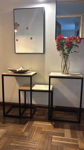 Customer photo review of Mesa Lateral Piscolera 45 Negra MIMA