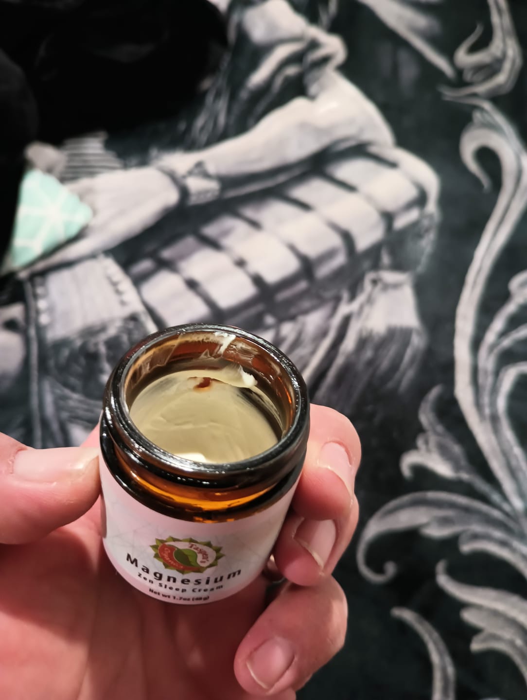 Customer photo review of Magnesium Zen Sleep Cream