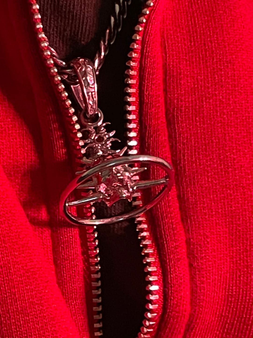 Customer photo review of ORBITUARY PENDANT
