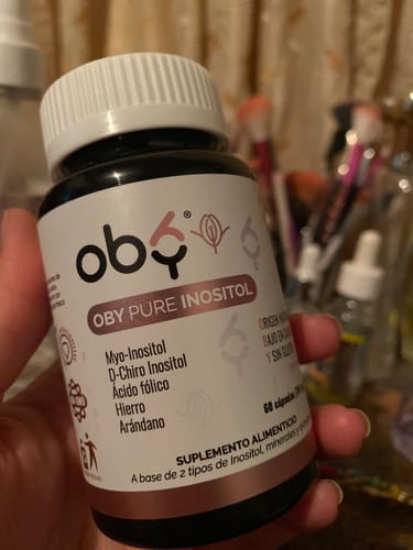 Customer photo review of OBY Pure Inositol | Myo Inositol y D-Chiro Inositol, Ácido Fólico, Hierro y Extracto Arándano