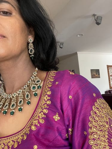 Customer photo review of AYESHA POLKI FULL SET