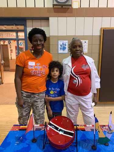 Customer photo review of Panland Mitipan Steelpan Drum 8 Inches, Trini Flag