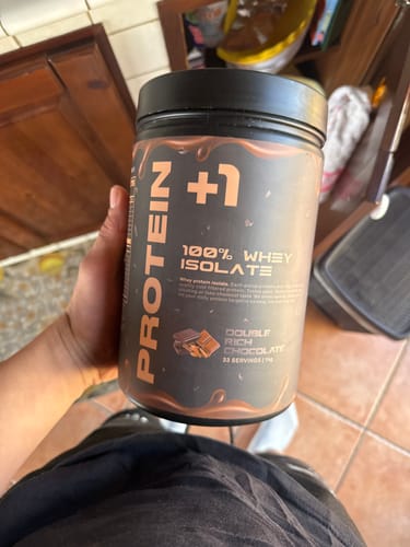 Customer photo review of +1© Whey Protein Isolate (1kg)