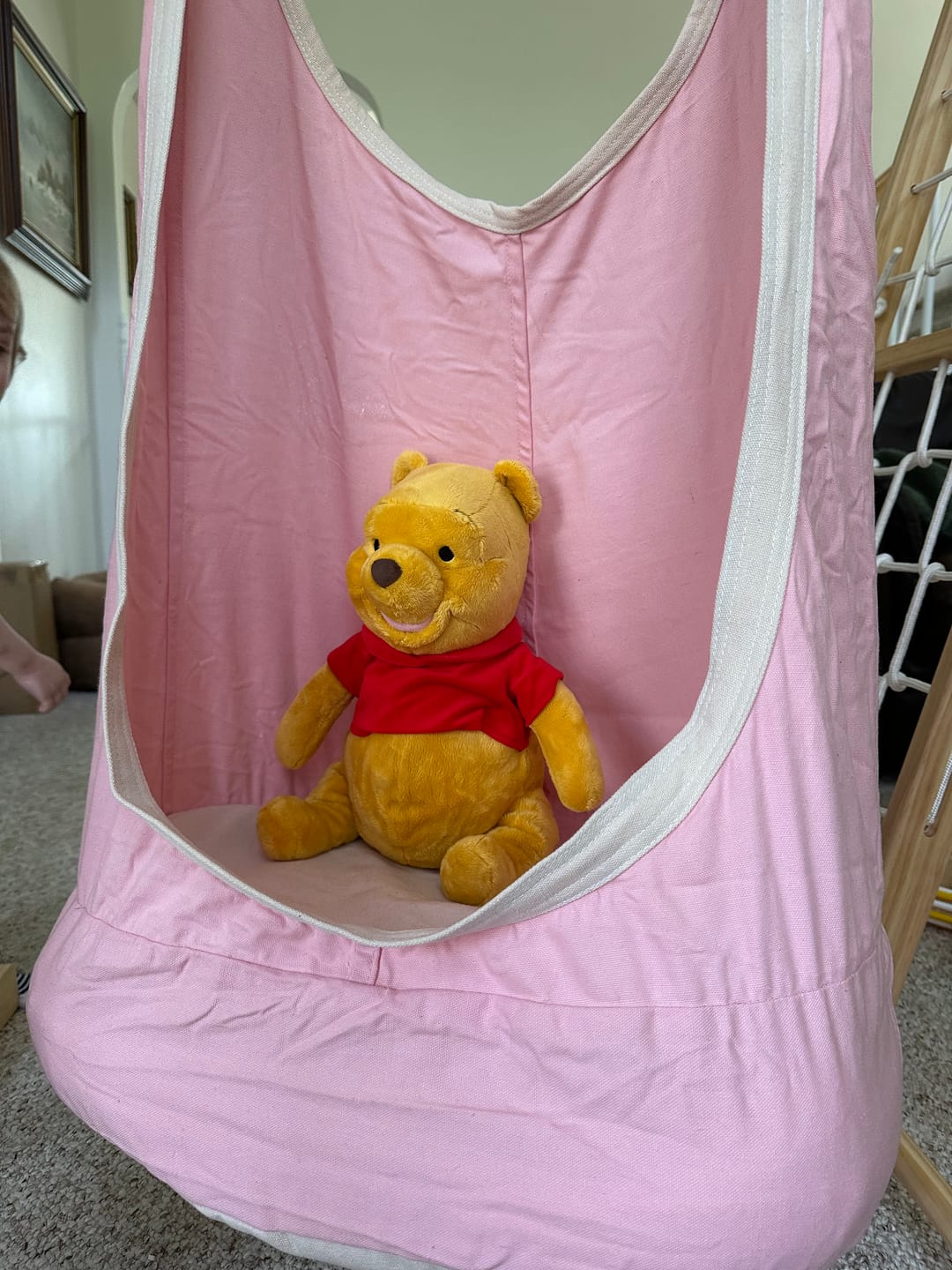 Customer photo review of Sensory Swing for Large Climbers – Soothing Play Add-On (Climber Not Included)