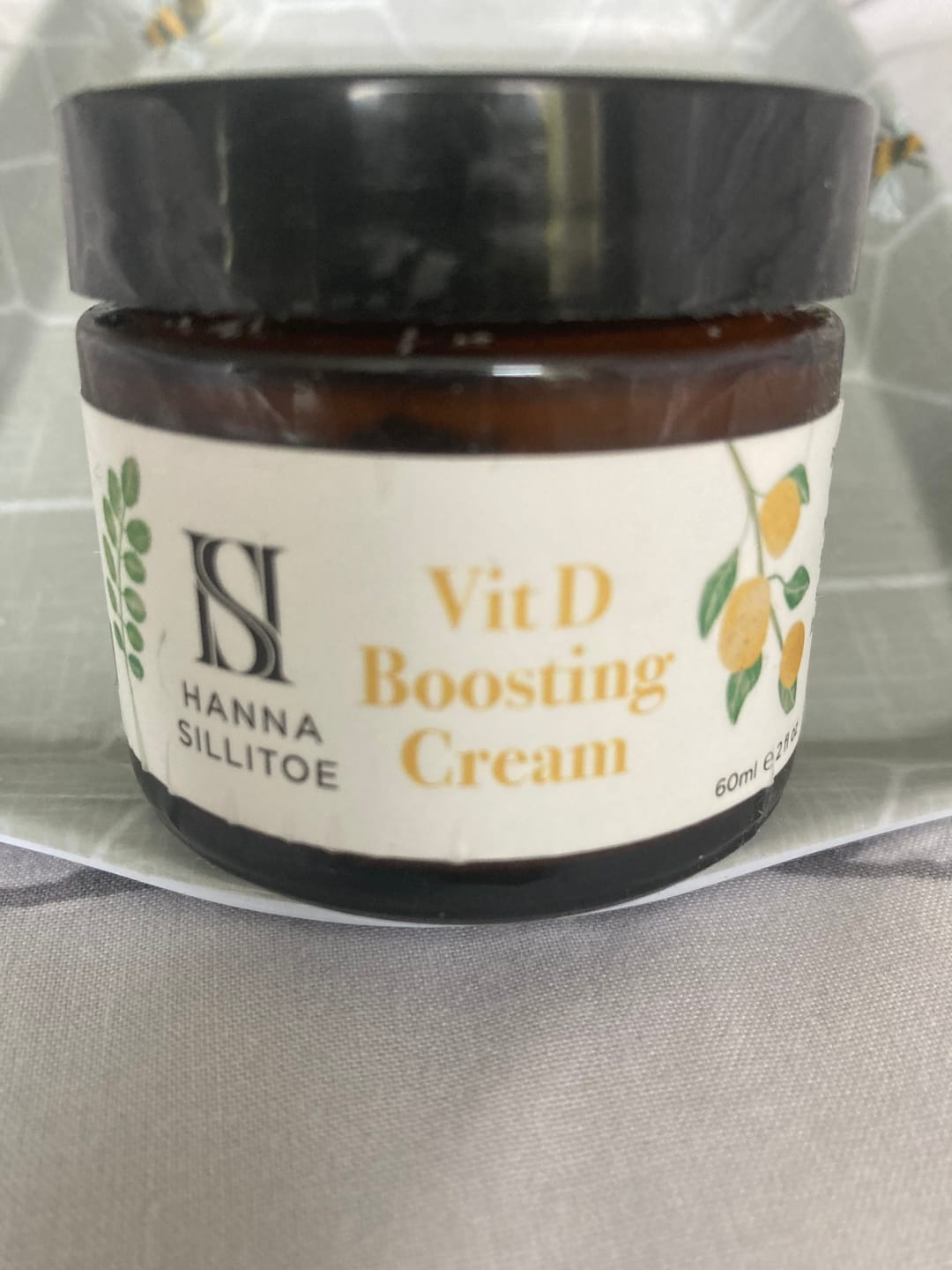 Customer photo review of Vitamin D Face Cream