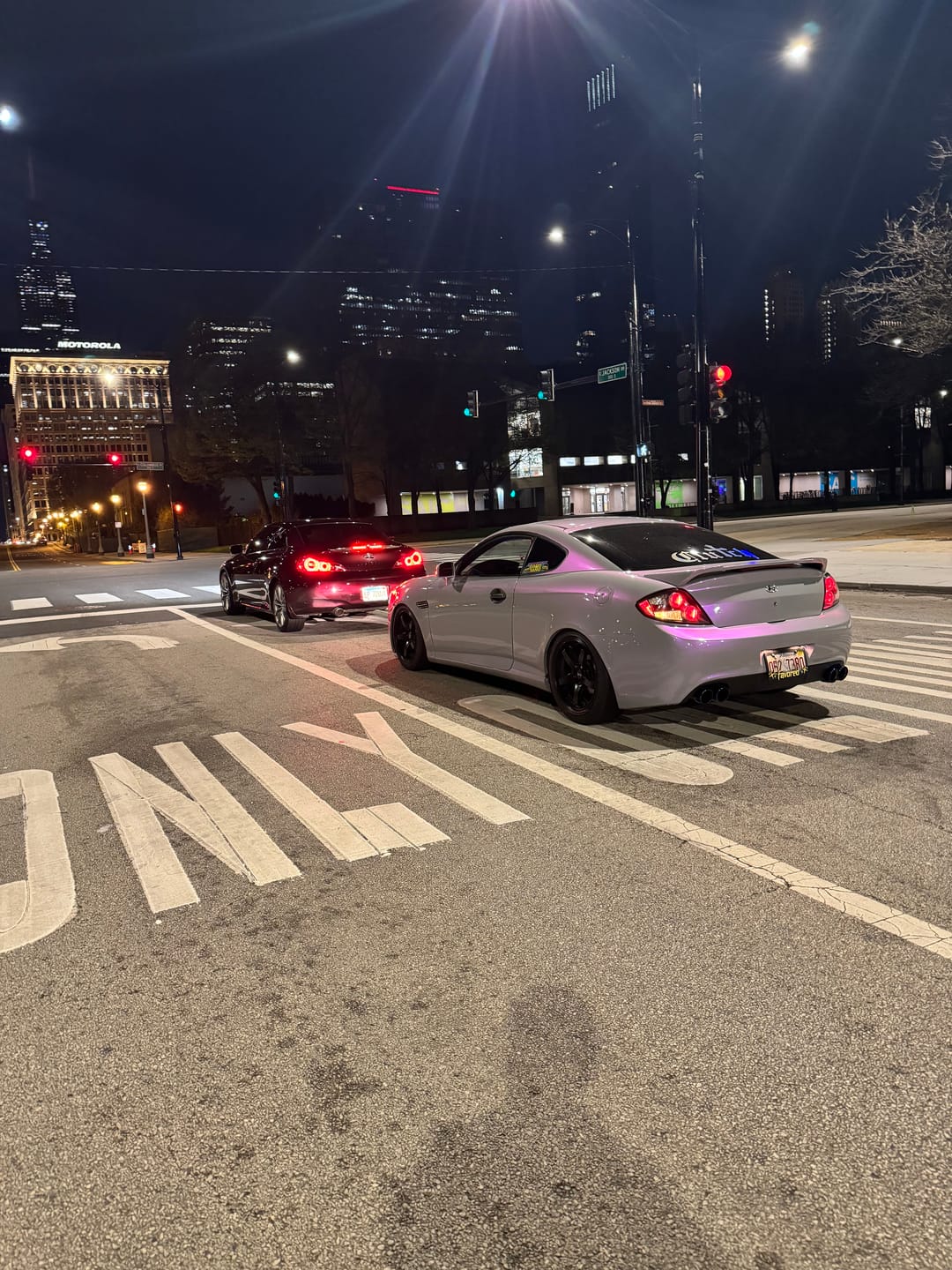 Customer photo review of Candy Metallic Gray Purple vinyl wrap
