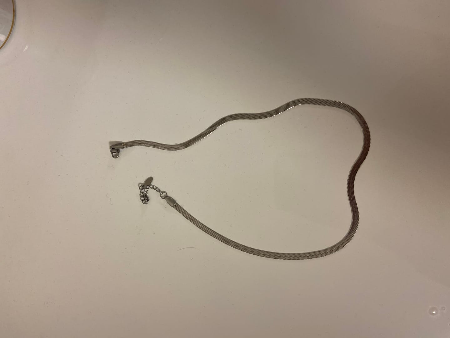 Customer photo review of Ivy - Snake Chain Necklace Stainless Steel