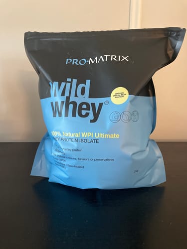 Customer photo review of 2kg VANILLA, Isolate WILD WHEY