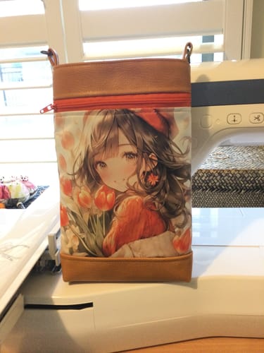 Customer photo review of Wanderlust Phone Bag Pattern