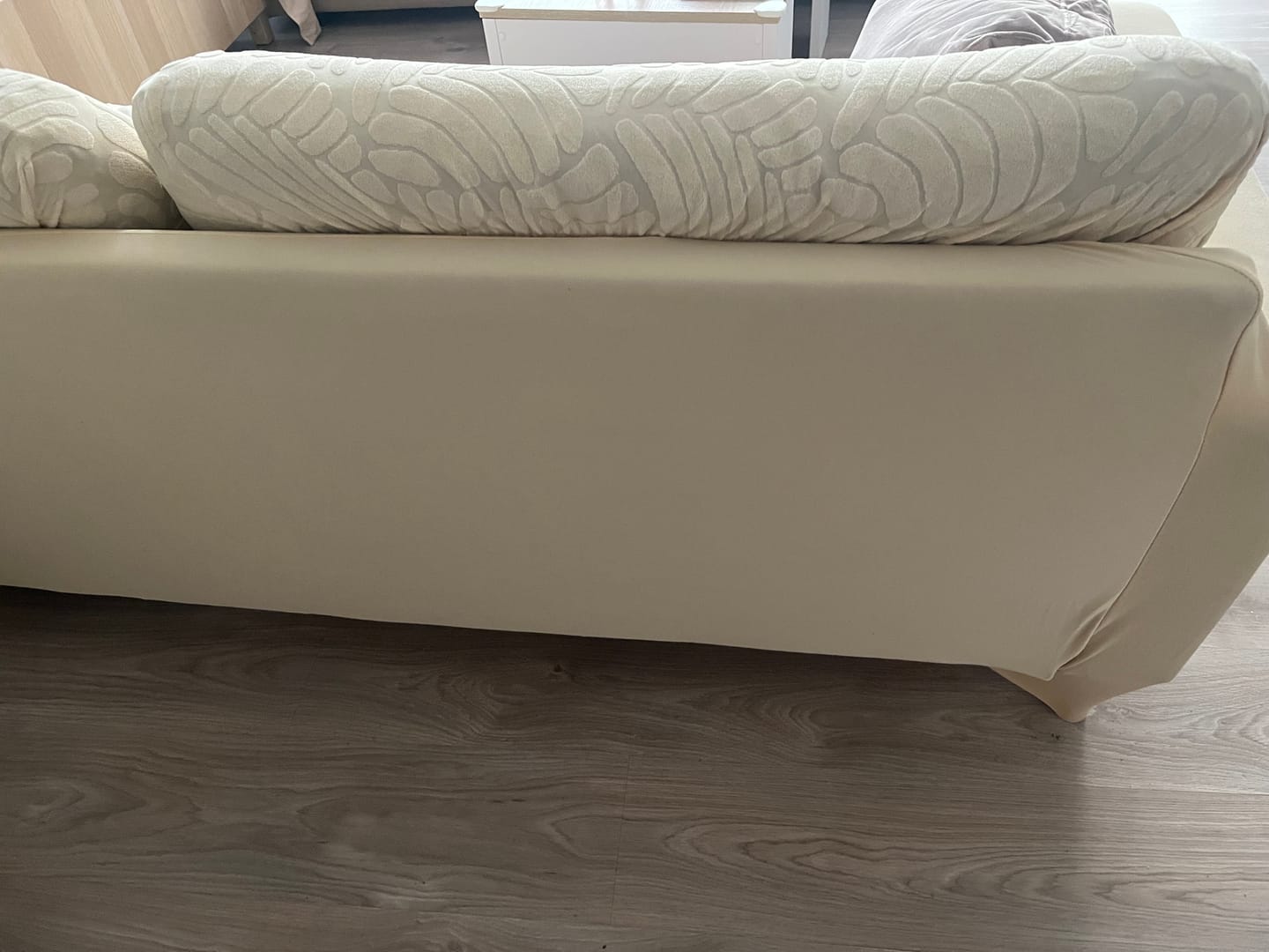 Customer photo review of Beige - Housse de Canapé Extensible