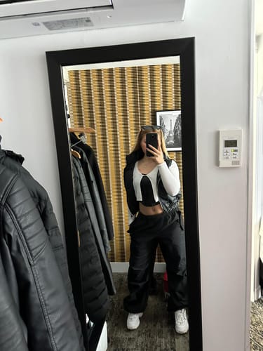 Customer photo review of Pantalone parachute oversize