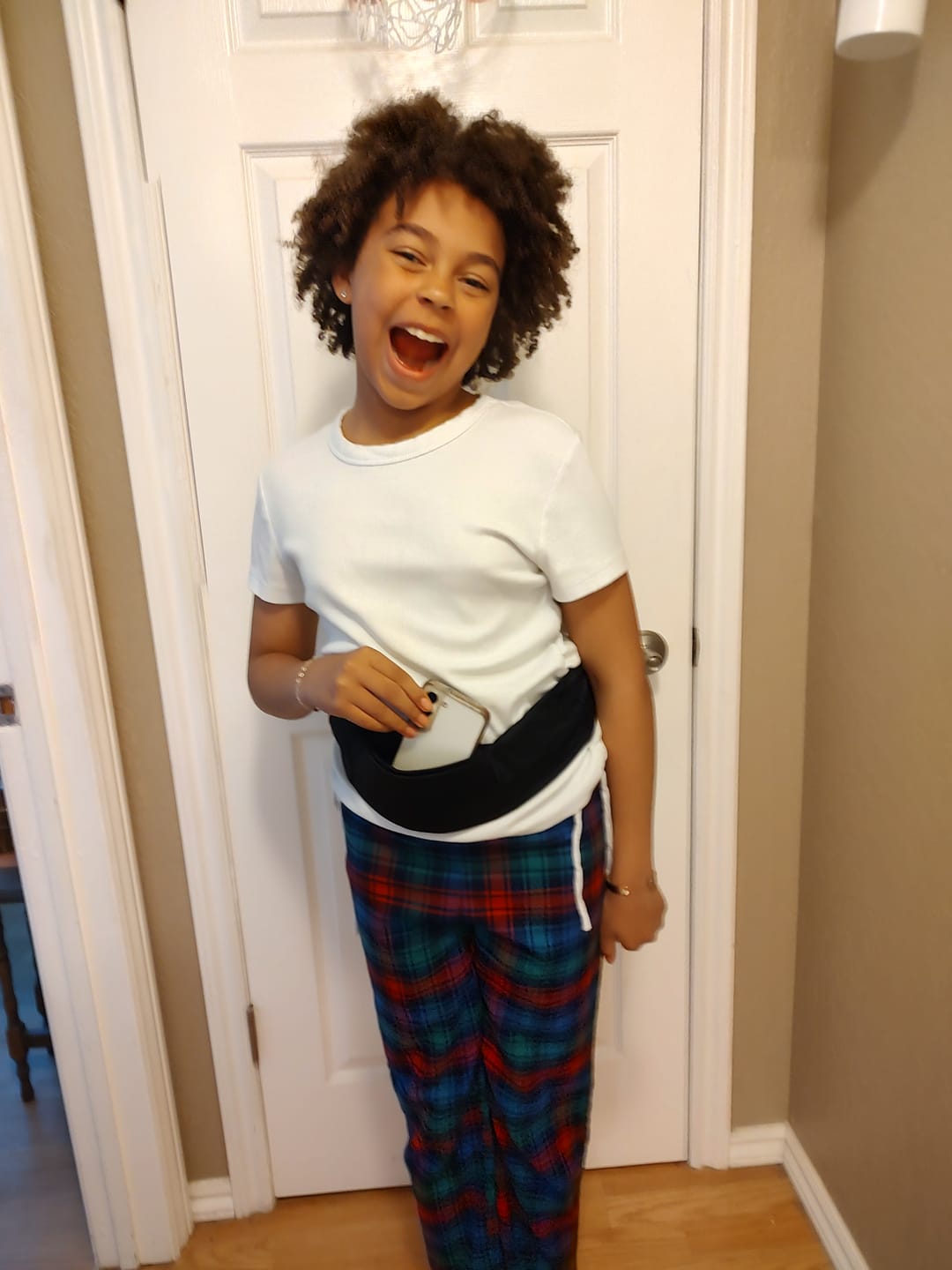 Customer photo review of Black Pocketed Belt