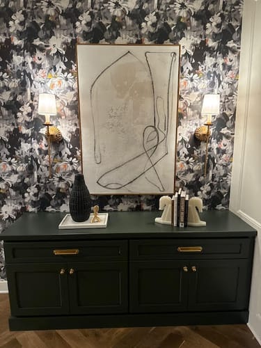 Customer photo review of White Minimalist Painting #ABAV182