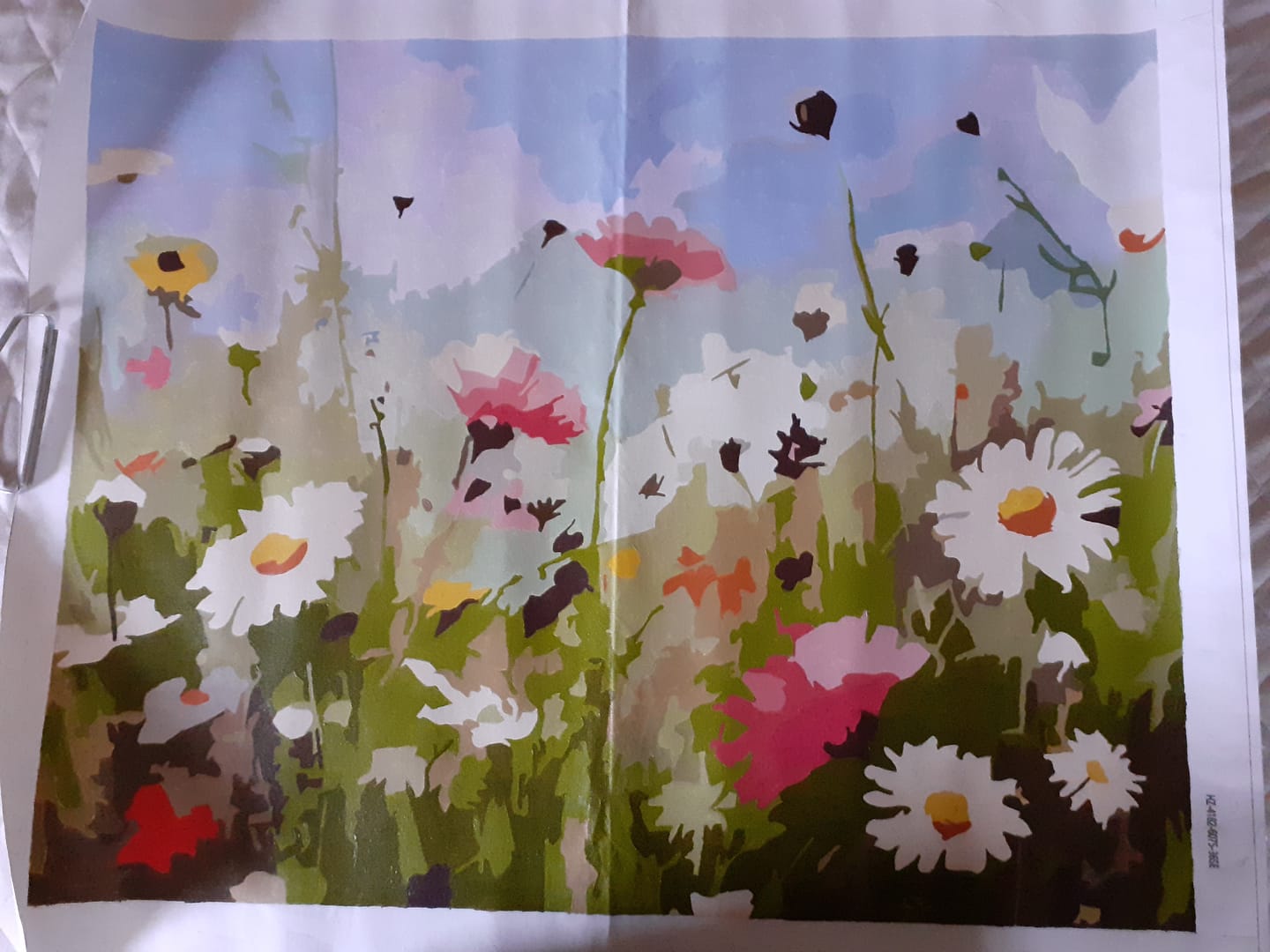 Customer photo review of Wildblumen - Malen nach Zahlen
