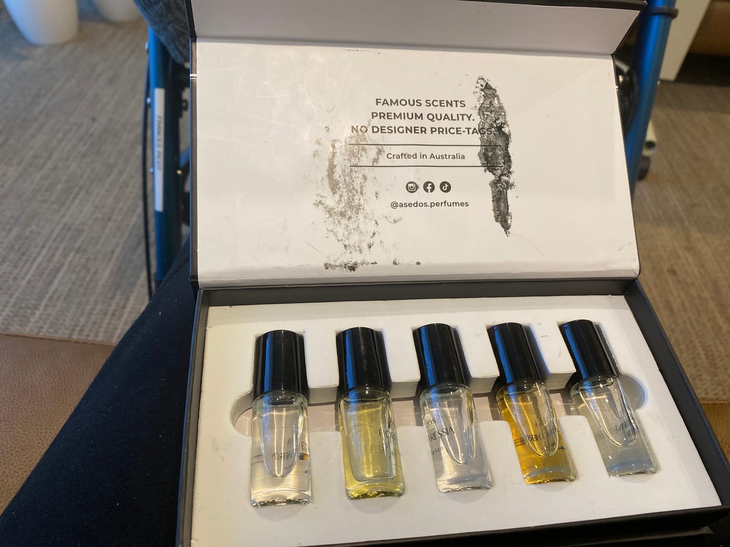 Customer photo review of Asēdos Perfume Oil Collection - Fresh
