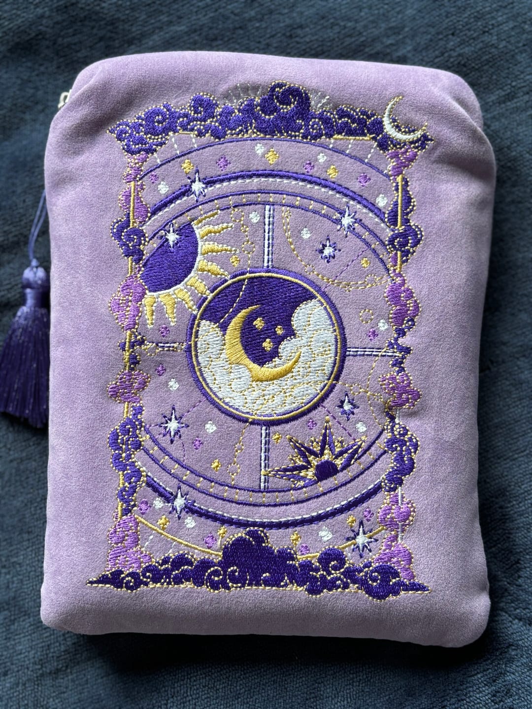 Customer photo review of Otherworldly Lilac Kindle & E-Reader Sleeve