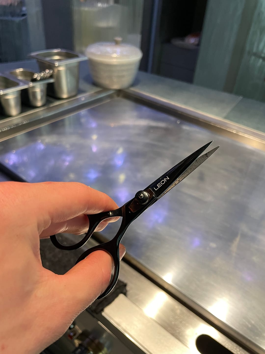 Customer photo review of SuperSharp Kitchen Scissors