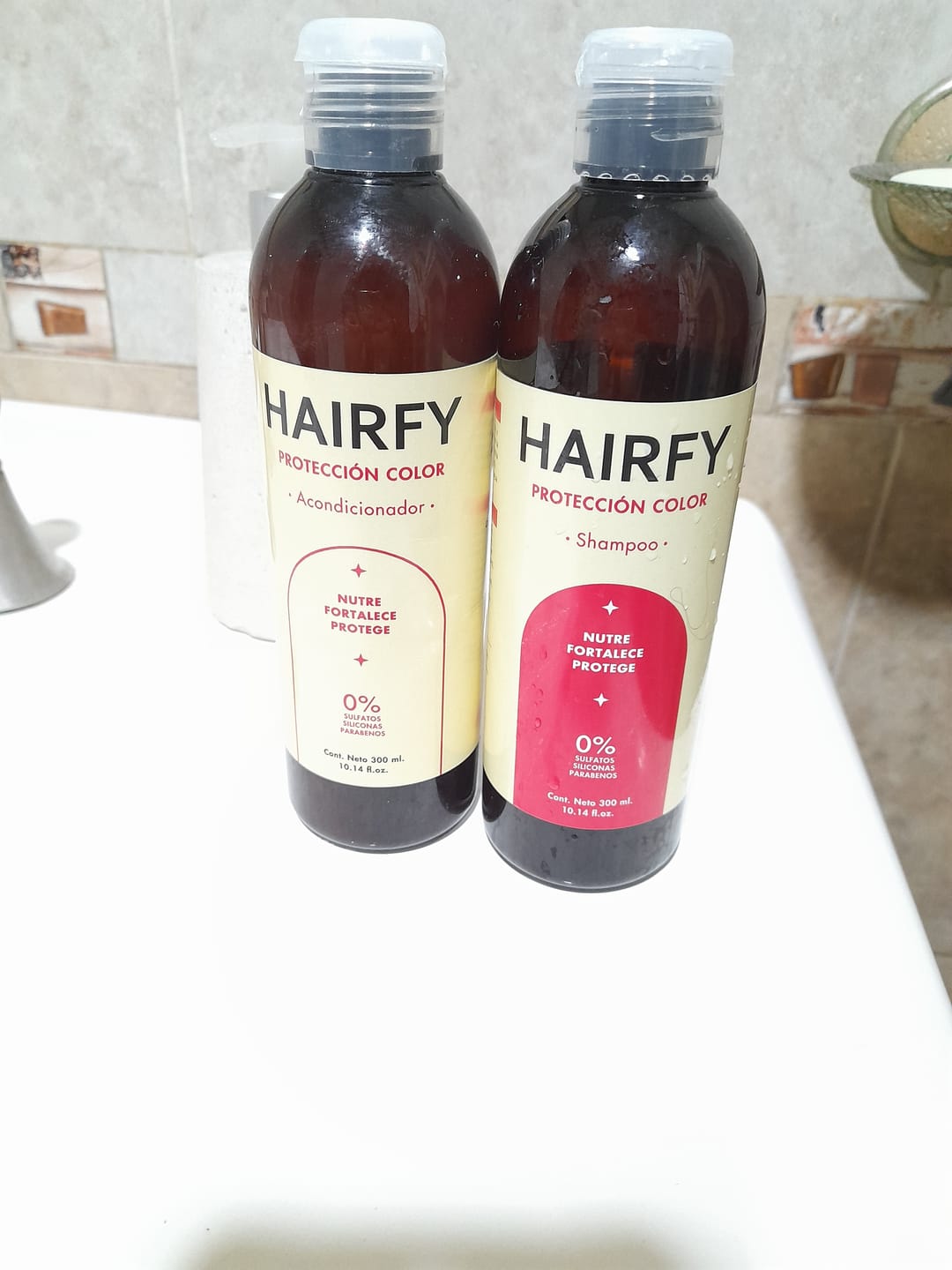 Customer photo review of Combo Protección Color - Shampoo y Acondicionador