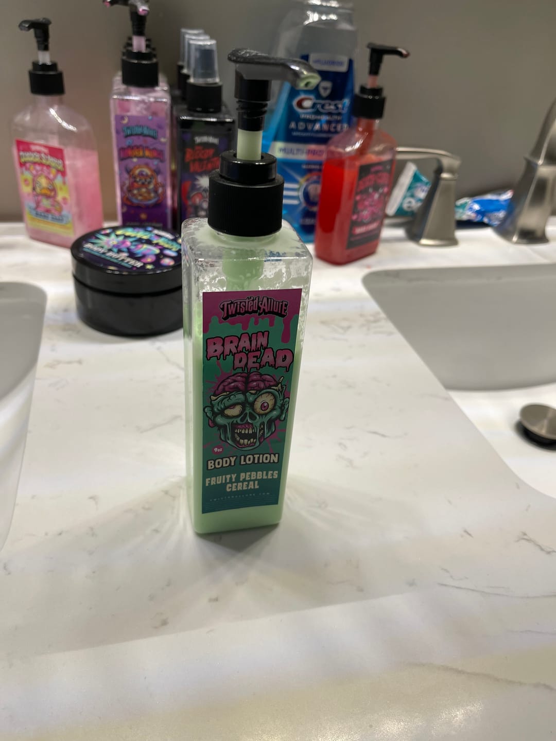 Customer photo review of Brain Dead Body Lotion (Fruity Pebbles Cereal)