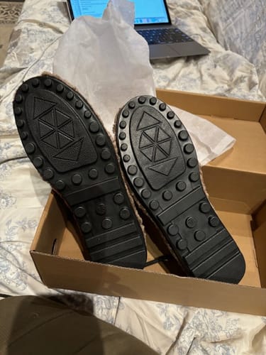 Customer photo review of Pearl Flat-Bottom Fur Loafers