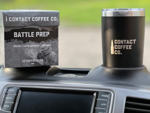 Customer photo review of Tumbler and Coffee Bag Bundle