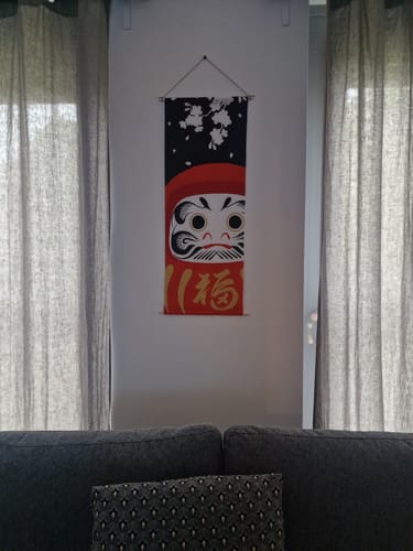 Customer photo review of Tenugui Daruma