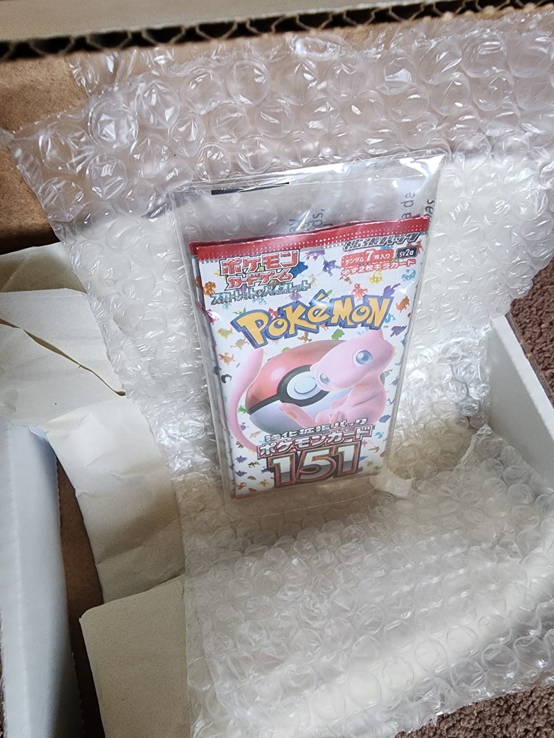 Customer photo review of Pokémon 151 Japanese Booster Pack