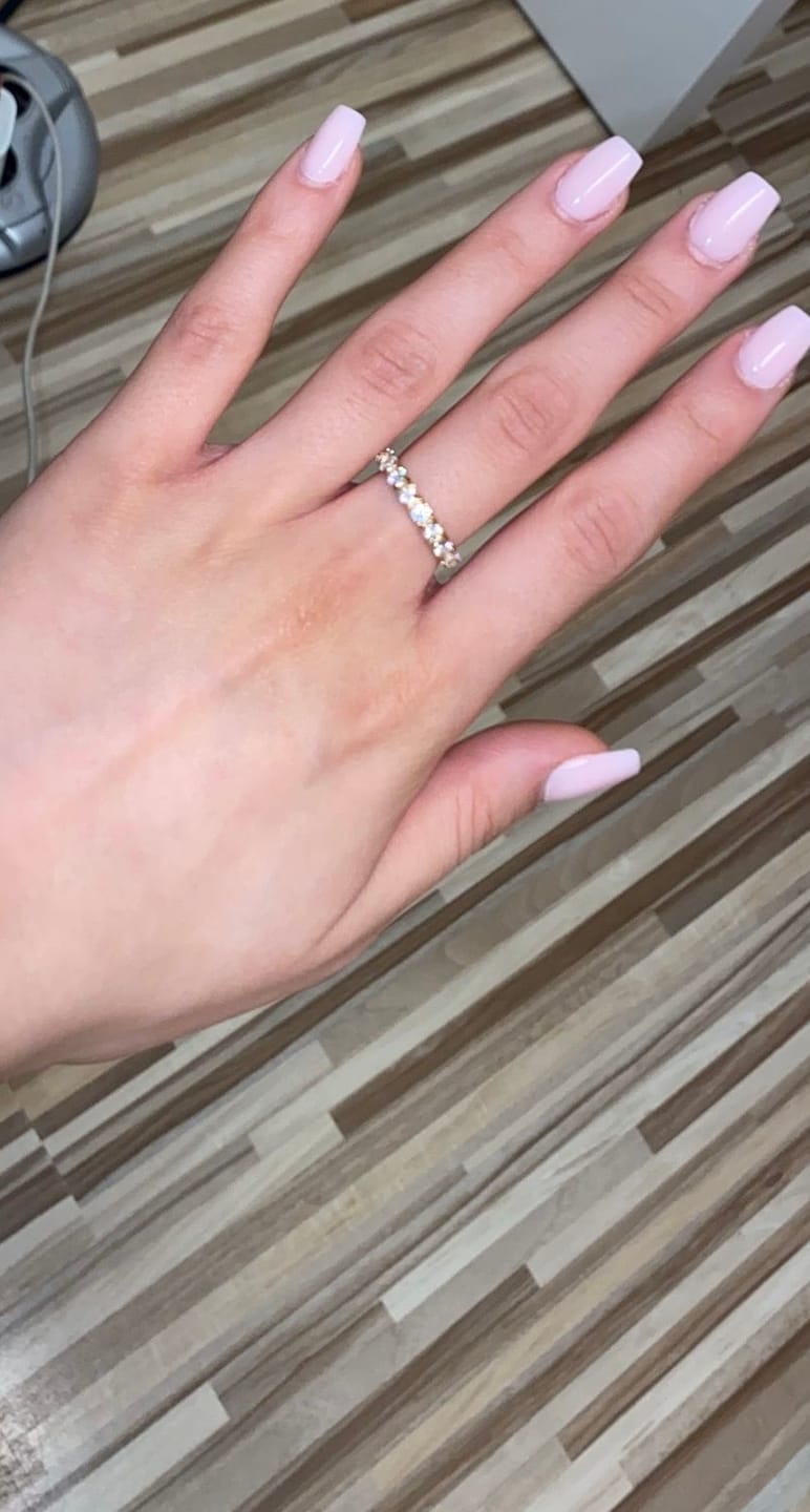 Customer photo review of Estella Ring | 18K vergoldet