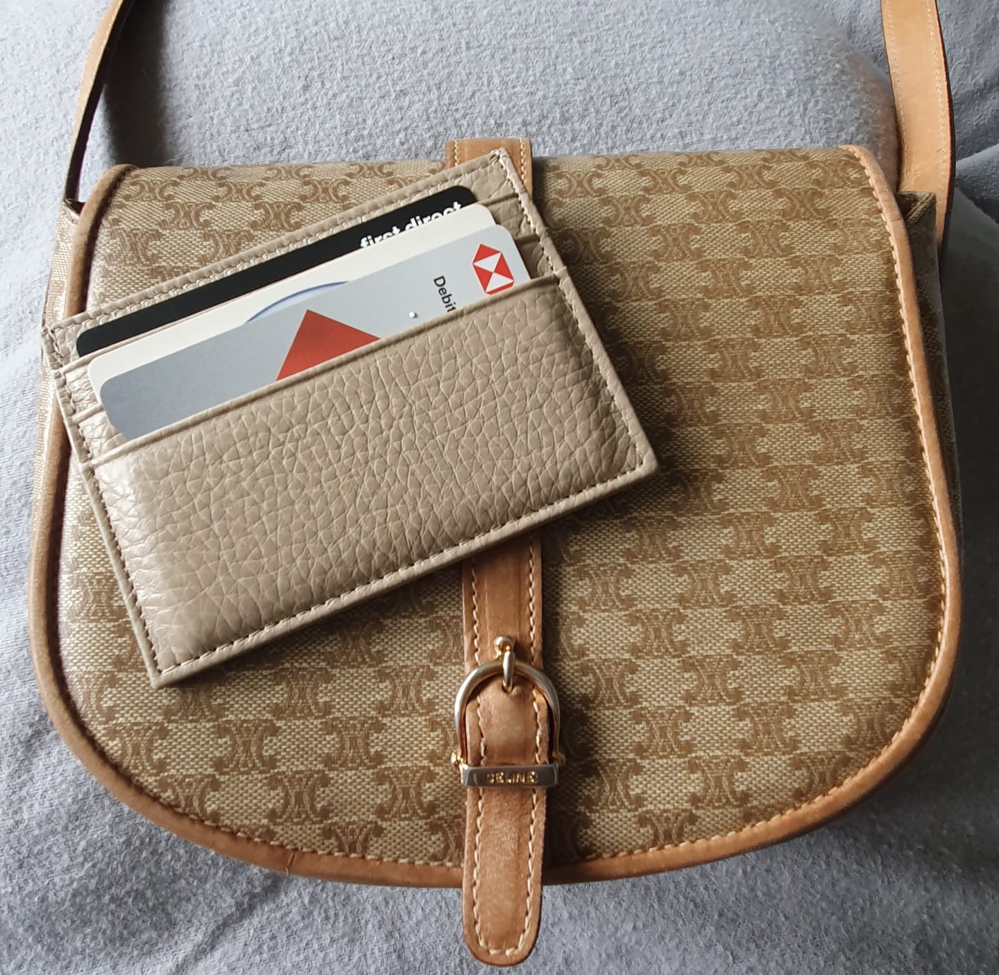 Customer photo review of Leather Card Holder