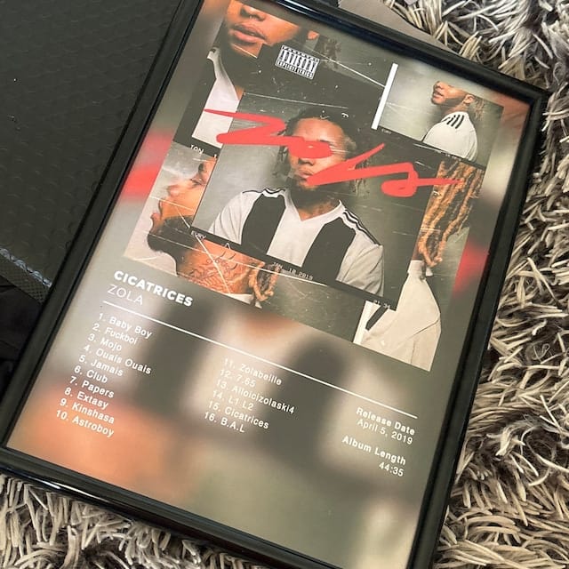 Customer photo review of Cicatrices Zola Poster