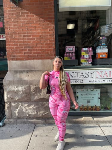 Customer photo review of Candyland Jumpsuit