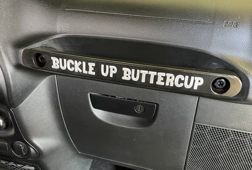 Customer photo review of Jeep JK & JKU Grab Bar