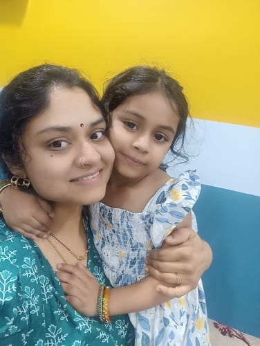 Customer photo review of Bottle Green Printed Maxi