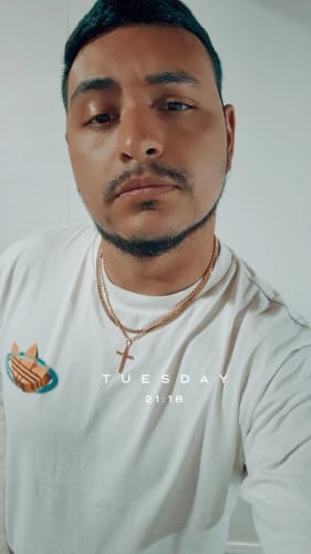 Reseña con foto de un cliente sobre Cadena Miami Cuban Oro 5mm