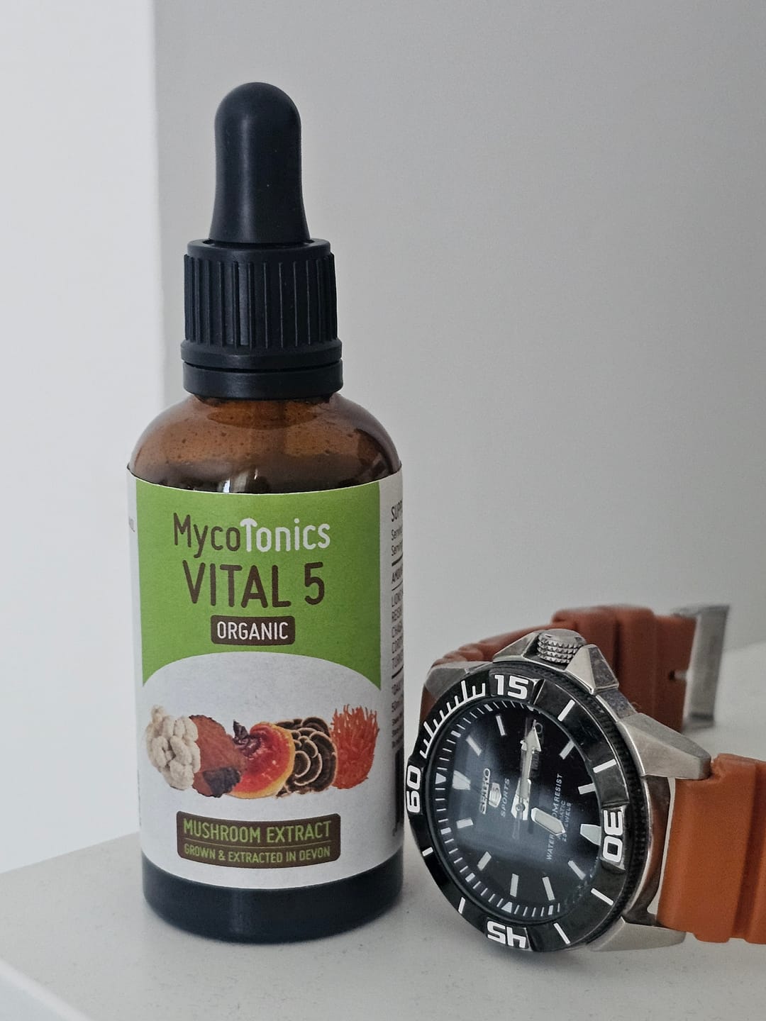 Customer photo review of Organic Vital 5 Mushroom Blend Complex (50ml)