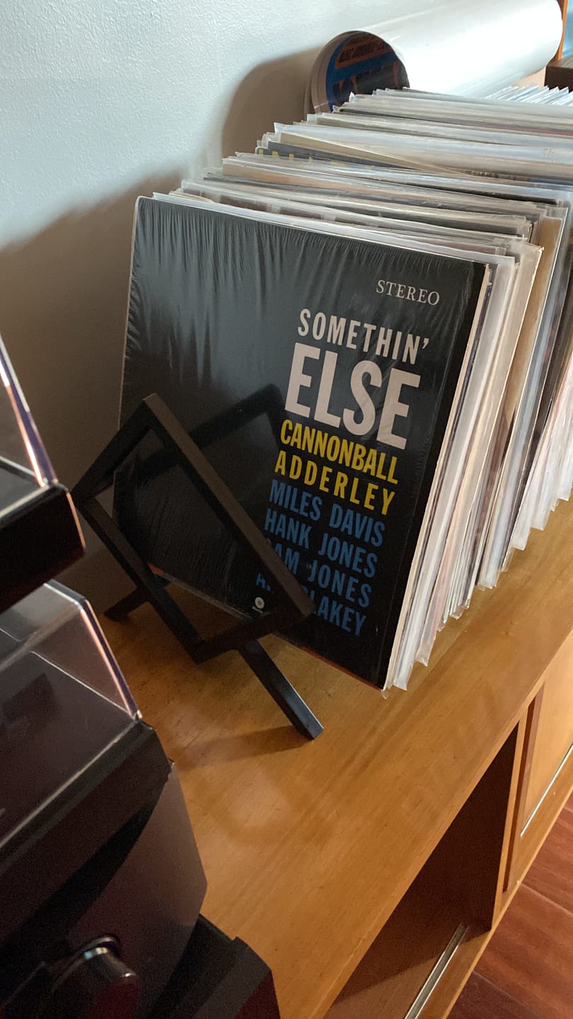 Customer photo review of Porta Vinilos 50 │LUXE Metal BLACK