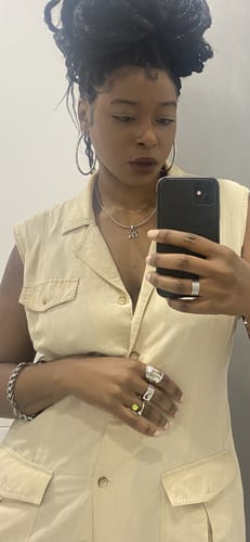 Customer photo review of Just Do It Stainless Steel Ring