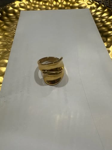 Customer photo review of Wrap 18k Gold Ring