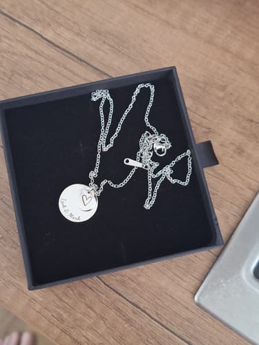 Customer photo review of Ogrlica: Double Pendant