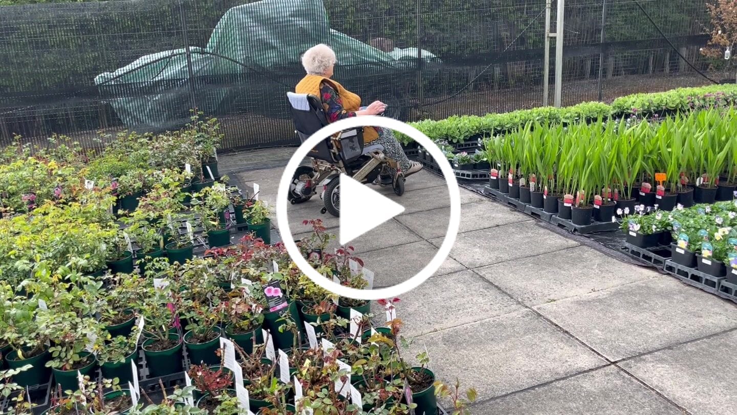 Customer video review of Luxury Leather Seat Cushion Cover for Freedom Pro and Elite Electric Wheelchair