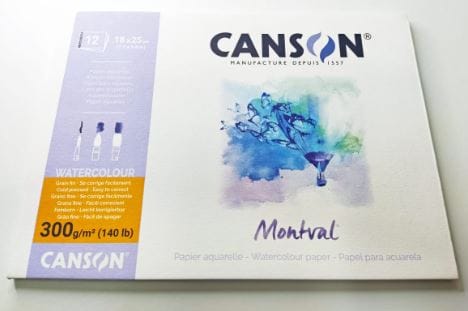 Customer photo review of Canson Montval - Block Acuarela Grano Fino 12 hojas, 300 g/m2