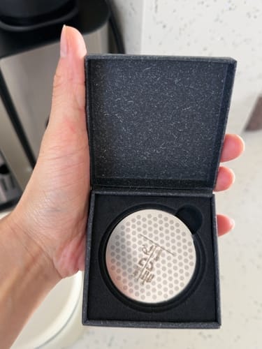 Customer photo review of Three-Layer Premium Espresso Puck Screen - MUVNA