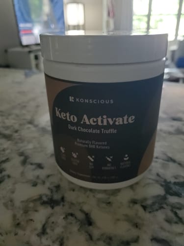 Customer photo review of Keto Activate Dark Chocolate Truffle