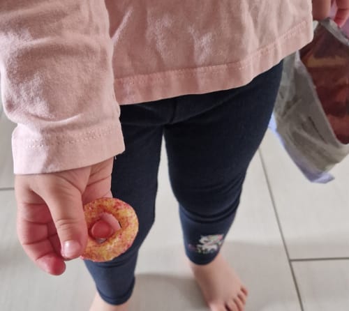 Customer photo review of Bio Crunchy Donuts Erdbeer-Rote Beete - MHD: 02.06.24