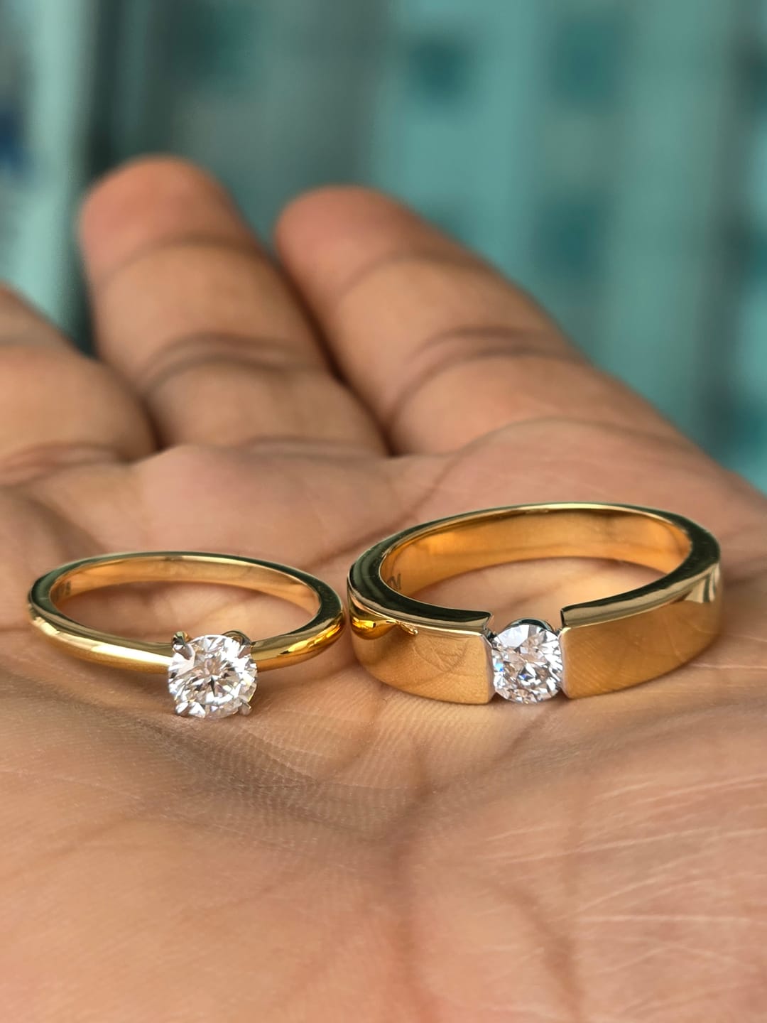Customer photo review of Charlotte 0.55 Pointer Round Lab Diamond Ring