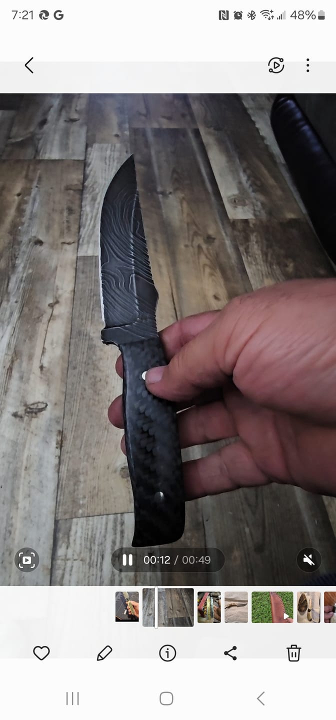 Customer photo review of 2" x 72" Sanding Belts for Finishing & Sharpening