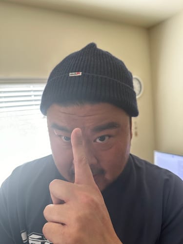 Customer photo review of Big Cashmere Beanie