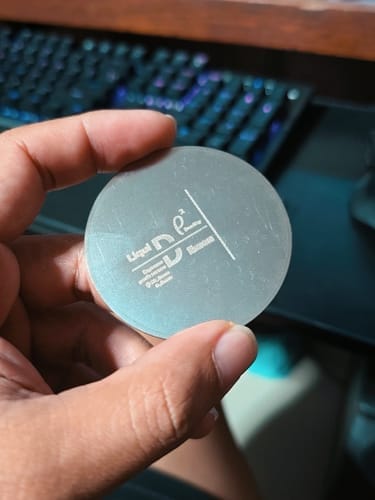Customer photo review of Three-Layer Premium Espresso Puck Screen - MUVNA